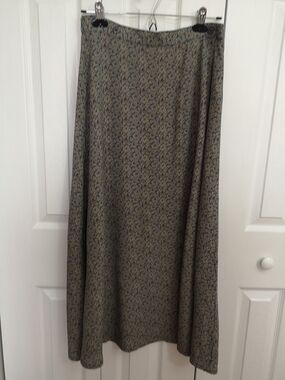 Eddie Bauer Vintage Floral Wrap Skirt, Size 14, Maxi Length